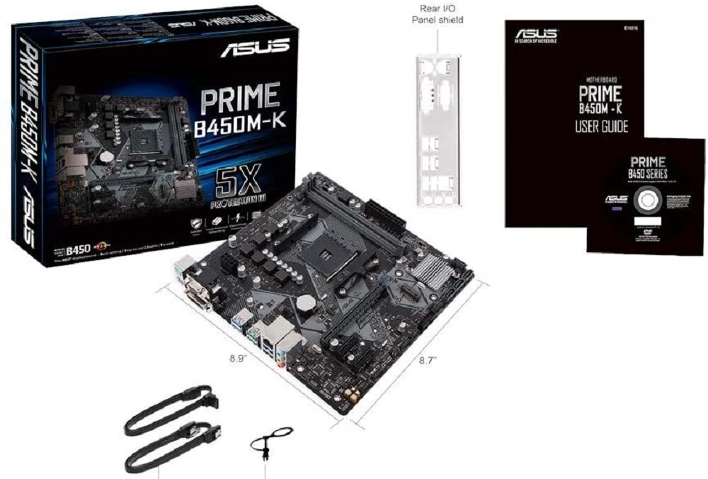 Płyta główna ASUS Prime B450M-K - budowa wlasnego komputera