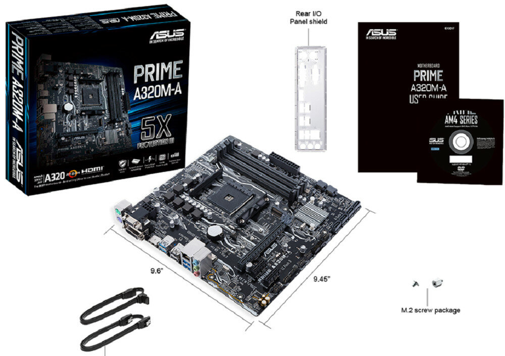 Płyta główna ASUS Prime A320M-A - budowa wlasnego komputera