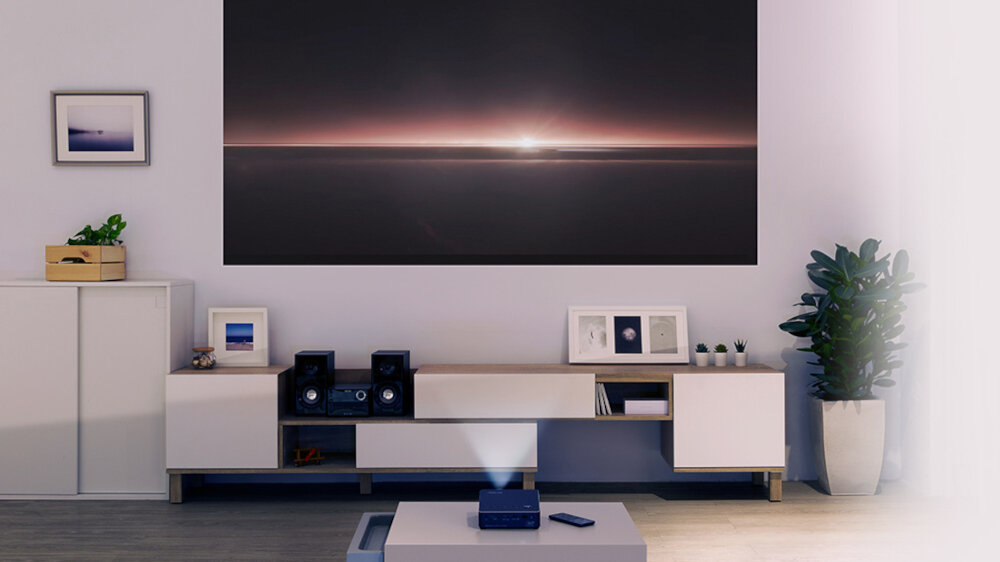 Projektor ASUS ZENBEAM S2 - rzut