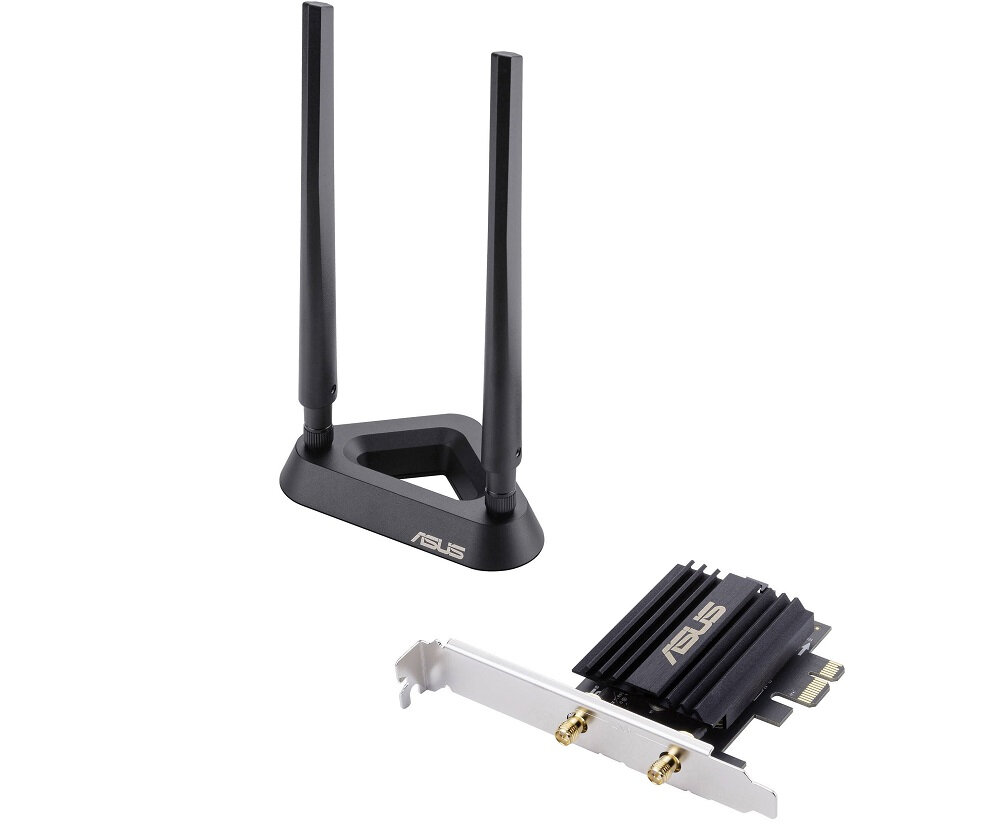 Karta sieciowa ASUS PCE-AX58BT - Lepszy sygnał Wi-Fi z optymalnym rozmieszczeniem anten
