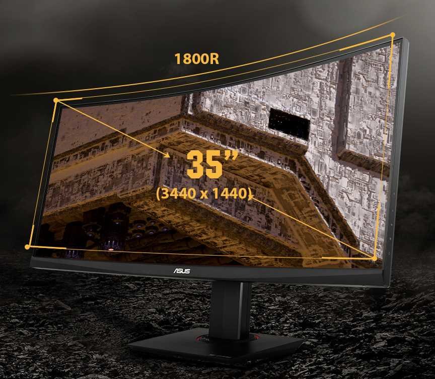 Monitor ASUS Tuf Gaming VG35VQ - WQHD