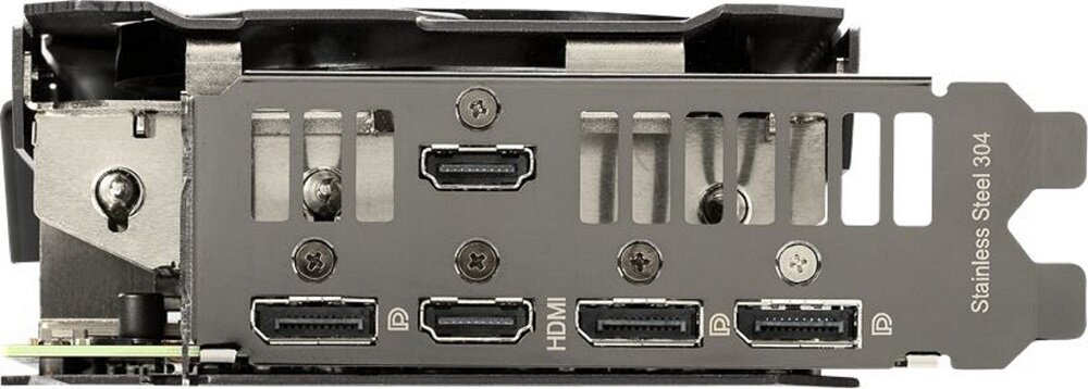 Karta graficzna ASUS Tuf Geforce RTX 3070 Gaming OC 8GB - złącza HDMI Display Port interfejs PCIExpress 4.0 x 16 256 bitowa szyna danych