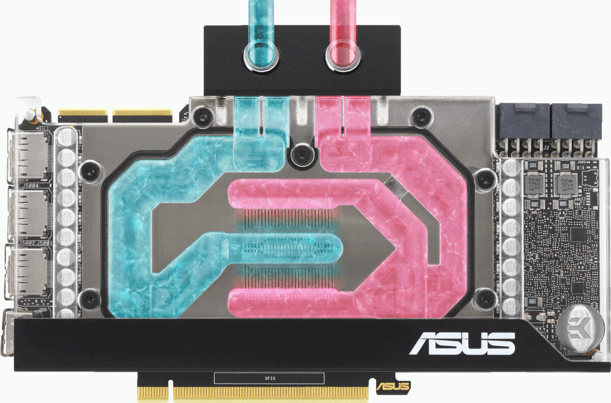 Karta graficzna EKWB ASUS GeForce RTX 3090 24GB wydajne chlodzenie wodne