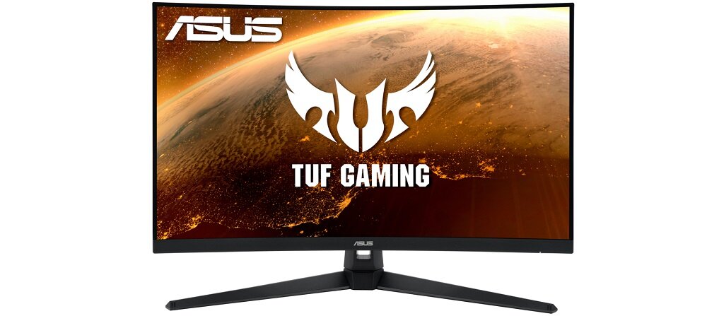 Monitor ASUS TUF Gaming VG32VQ1BR Zaprojektowany z myślą o profesjonalnych graczach i użytkownikach wymagających immersyjnej rozgrywki Imponujący zakrzywiony wyświetlacz