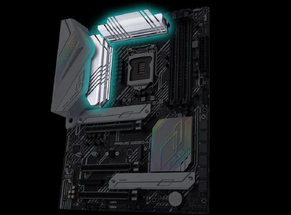 Płyta główna ASUS Prime Z590-A - oswietlenie
