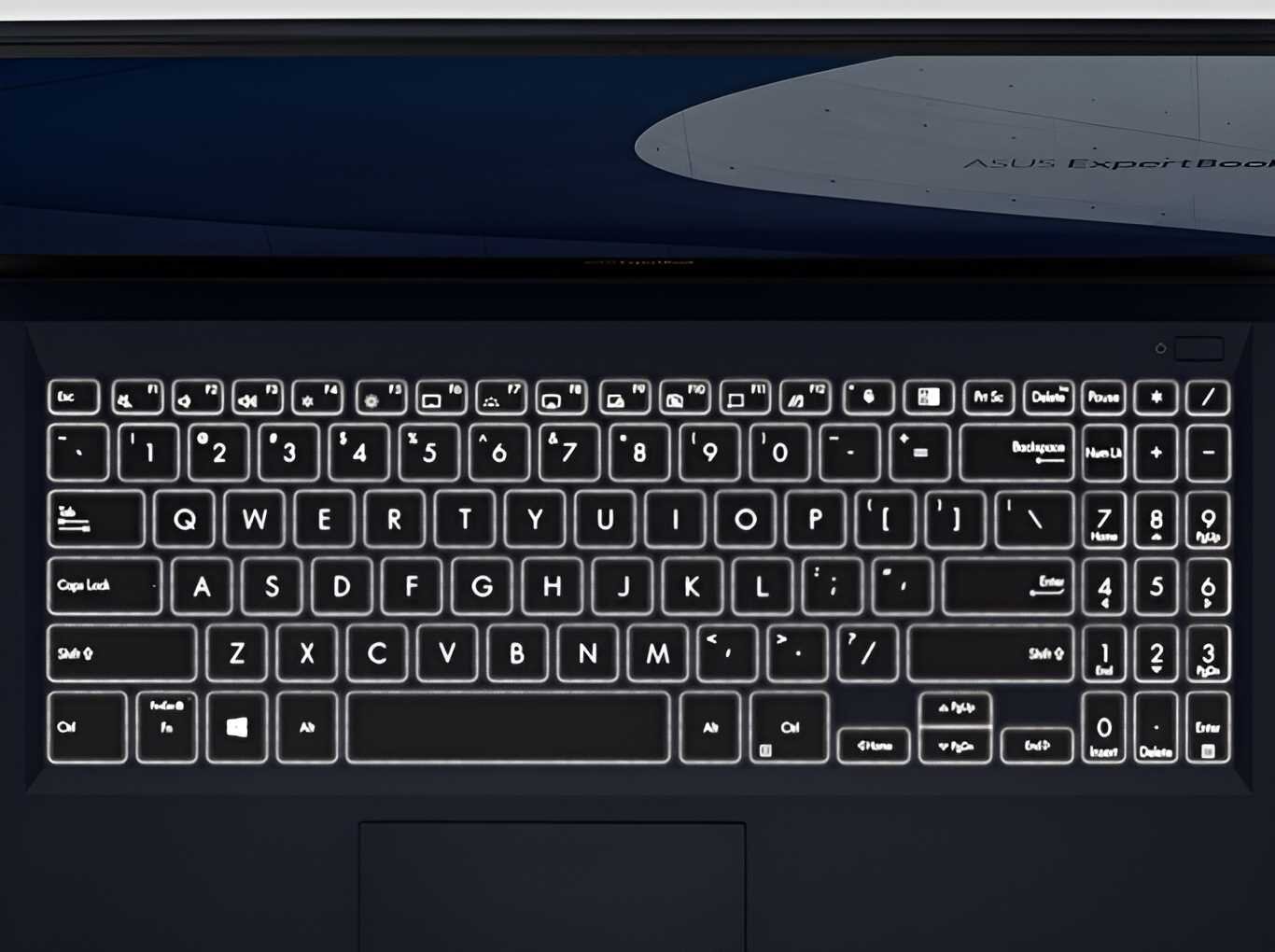 Laptop ASUS ExpertBook B1500 - Podświetlona klawiatura