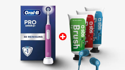 Kup szczoteczkę ORAL-B JUNIOR 6+, a słuchawki SBS Brush otrzymasz za 1 zł 