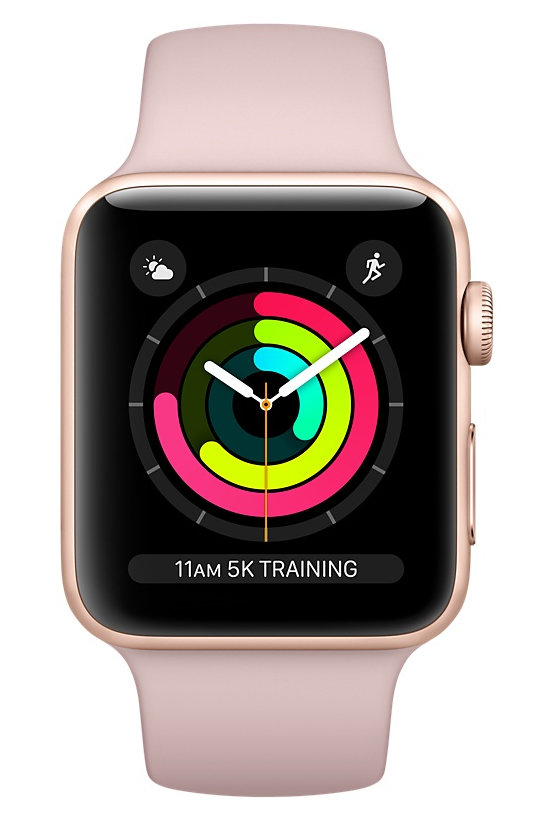 apple smartwatch series 3 rose gold