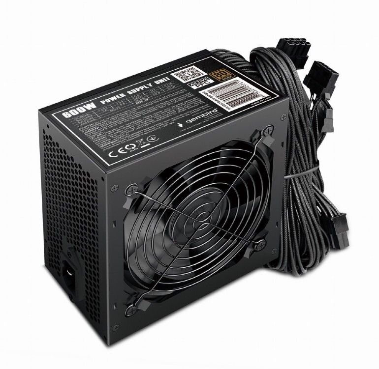 GEMBIRD BlackBoxPower 600W 80 Plus Bronze Zasilacz - niskie ceny i