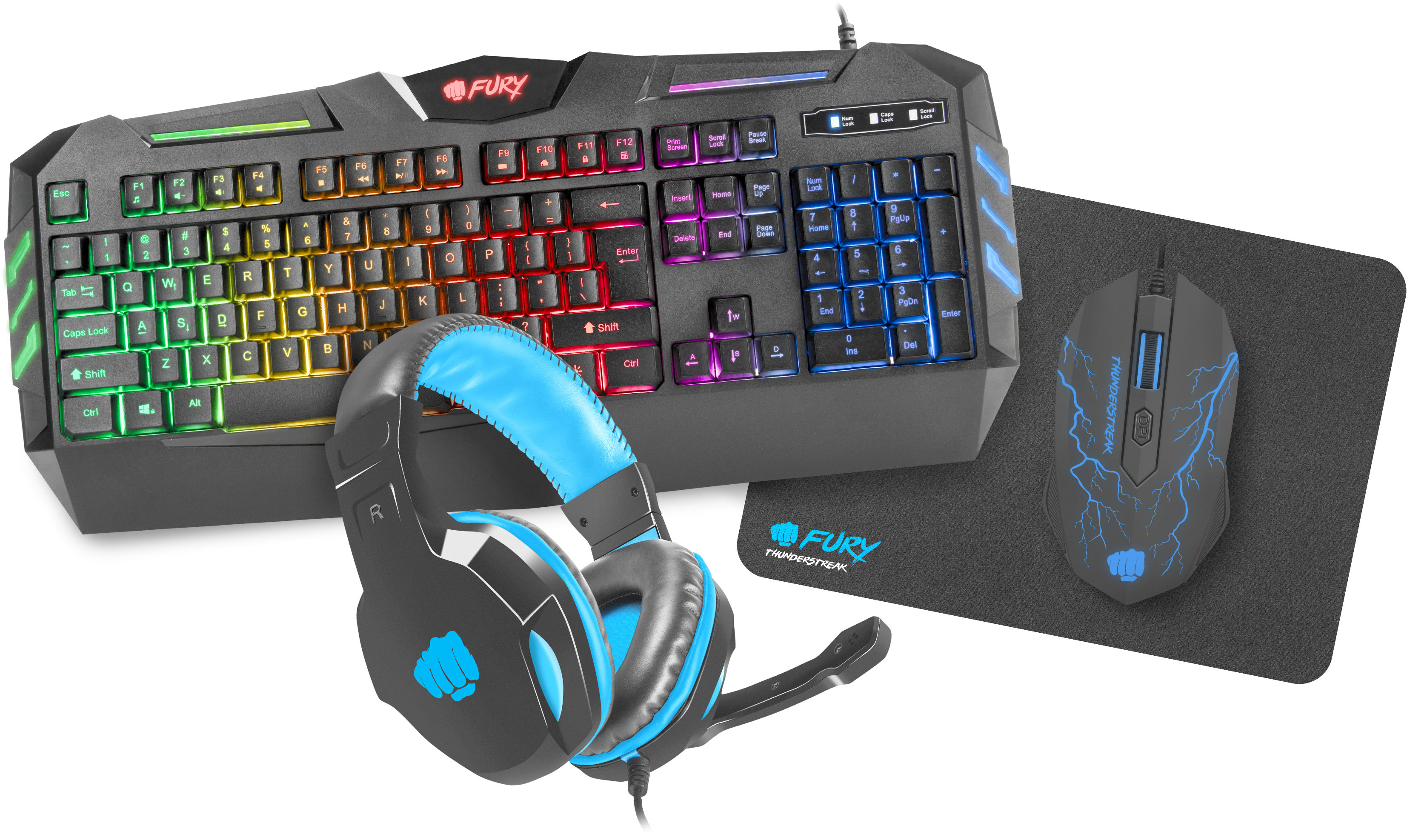 FURY Thunderstreak 2.0 4w1 Zestaw - niskie ceny i opinie w Media