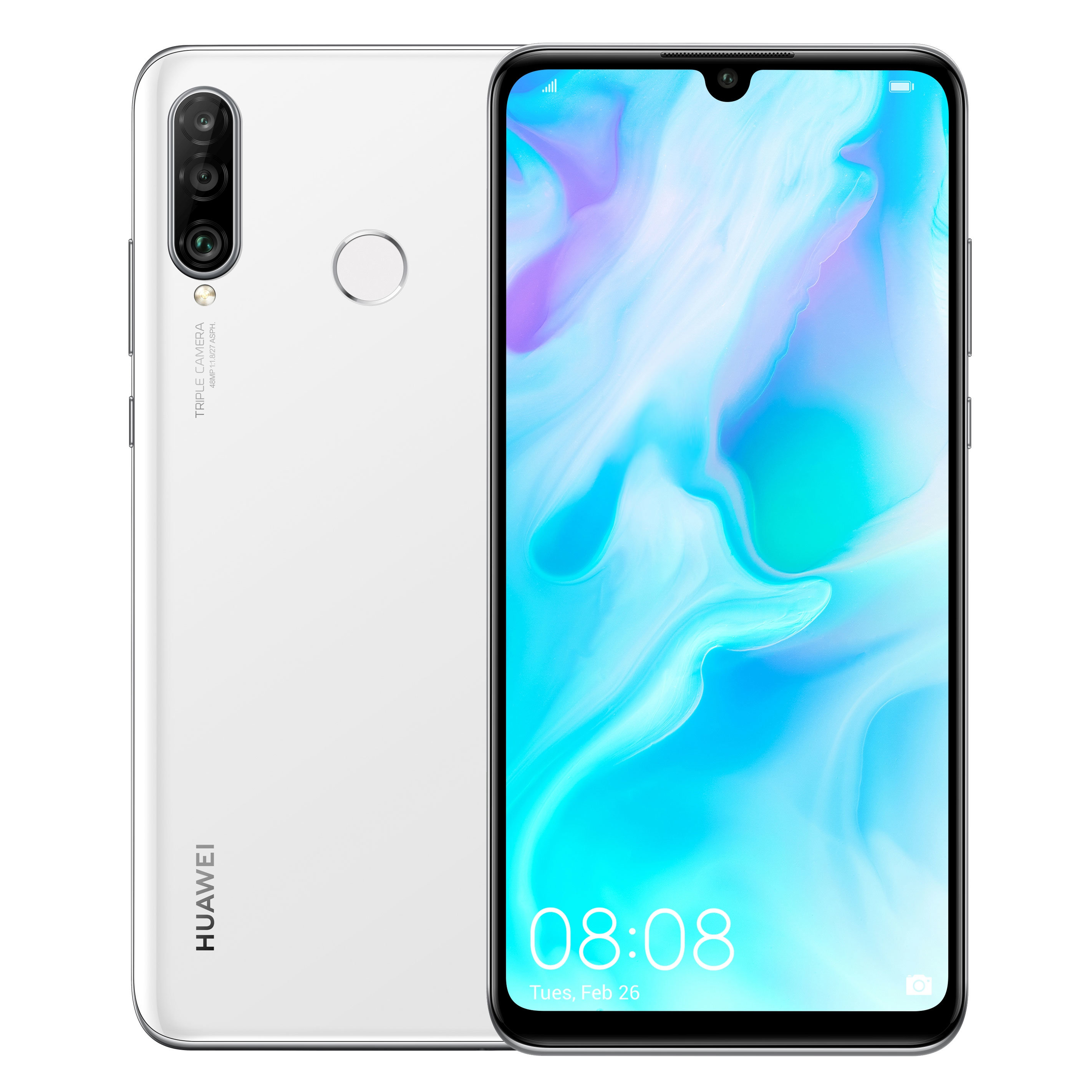 HUAWEI P30 Lite 4/128GB Biały Smartfon - ceny i opinie w Media Expert