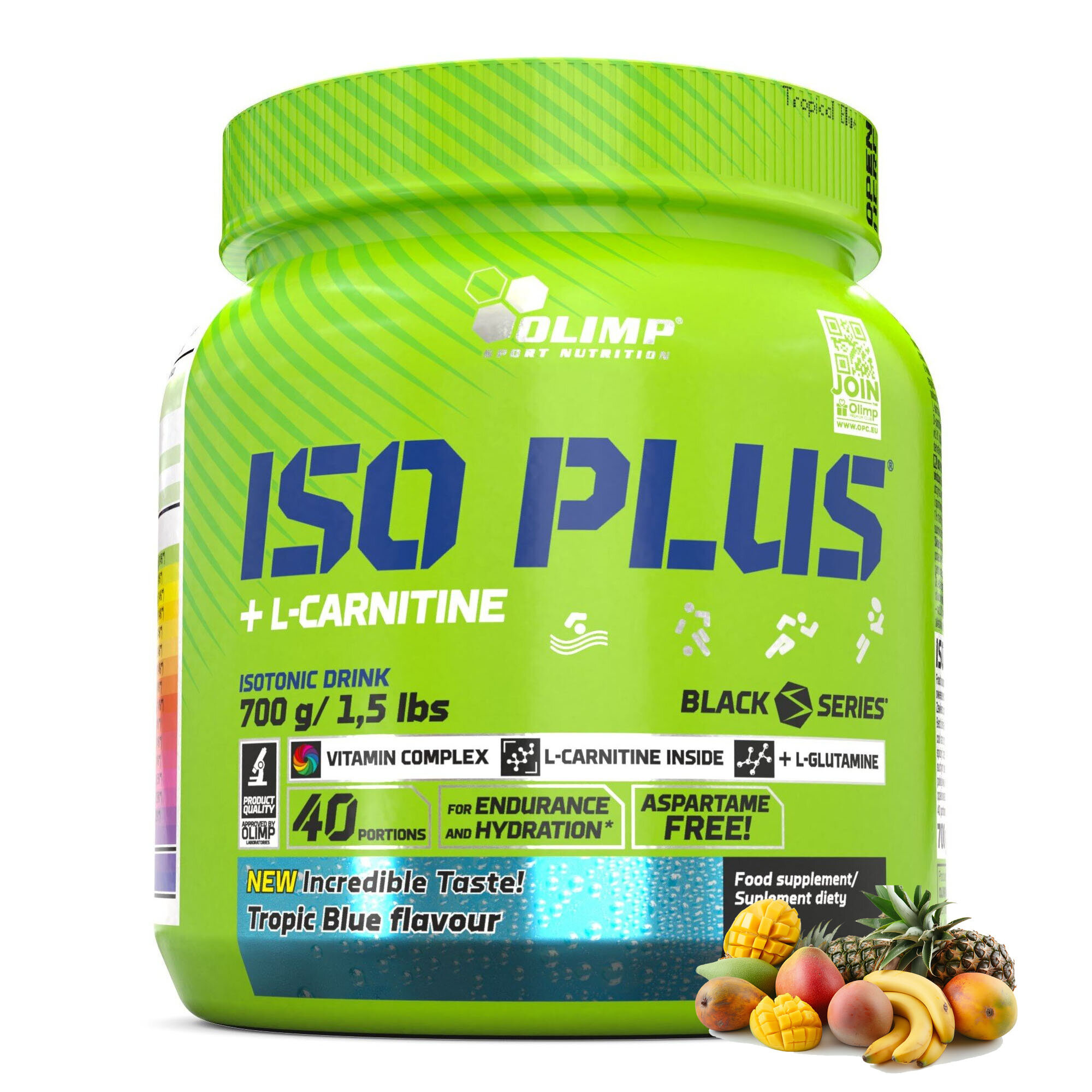 OLIMP Iso Plus Powder Tropikalny (700 g) Izotonik - niskie ceny i