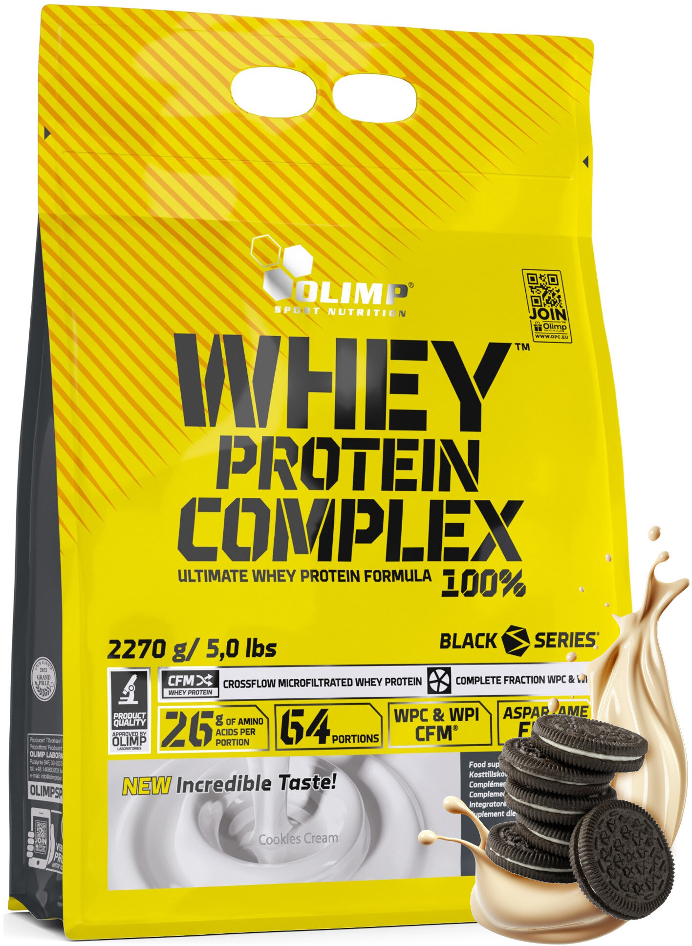 OLIMP Whey Protein Complex 100% Ciastko kremowe (2270 g) Odżywka ...
