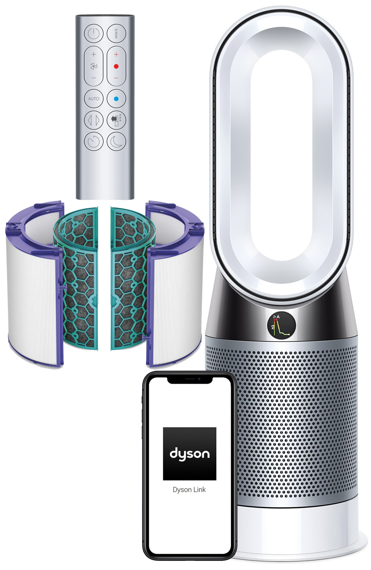 【WiFi対応 動作品】Dyson Pure Hot+Cool HP04 Amazon | ダイソン Dyson Pure Hot + Cool™ 空気清浄ファンヒーター