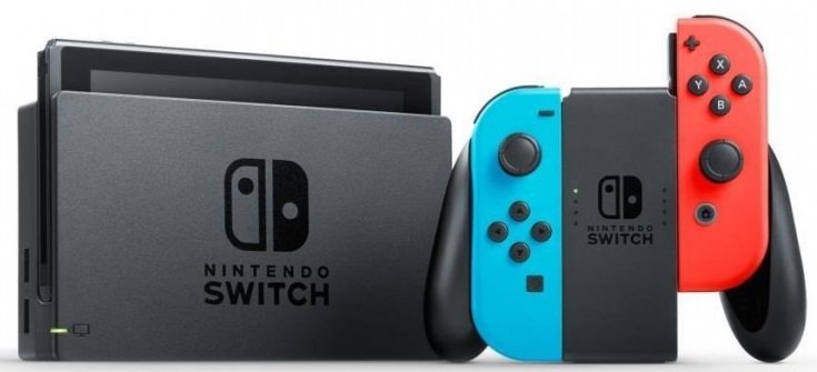 NINTENDO Switch HAC-001(-01) + Kontroler Switch Czerwono-niebieski