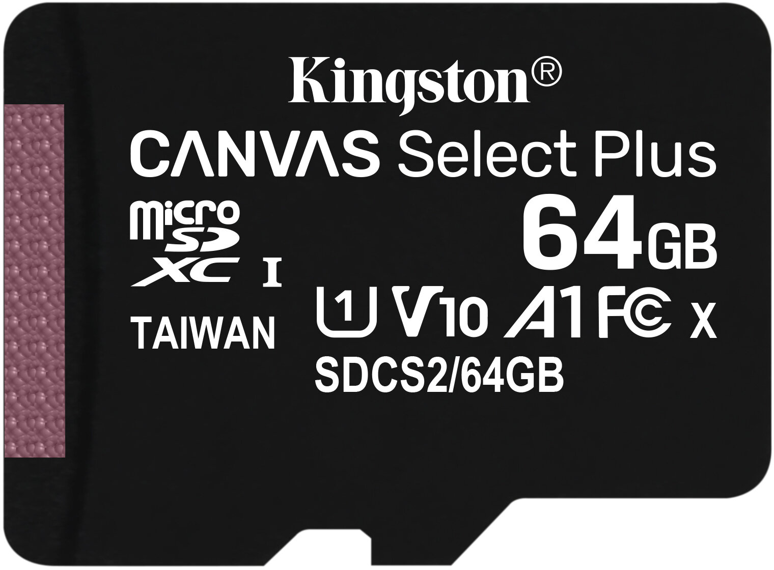 Karta pamięci KINGSTON Canvas Select Plus microSDHC 64GB