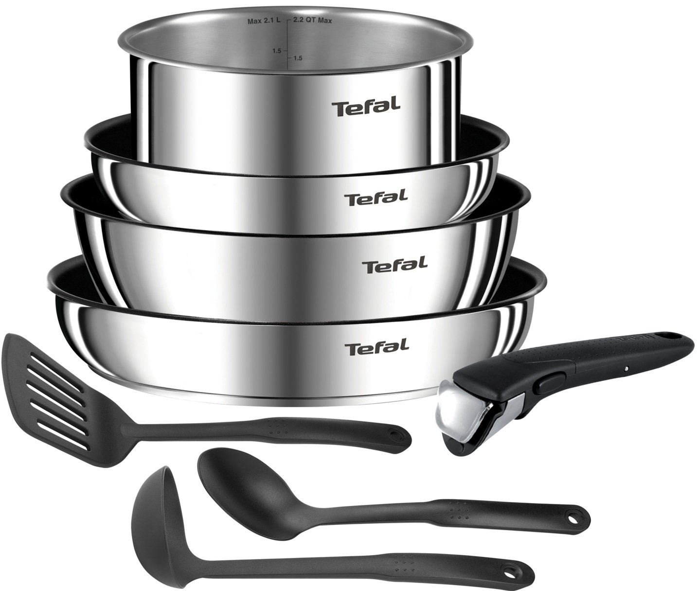 TEFAL Ingenio Emotion L948S804 (8 elementów) Zestaw patelni - ceny i ...
