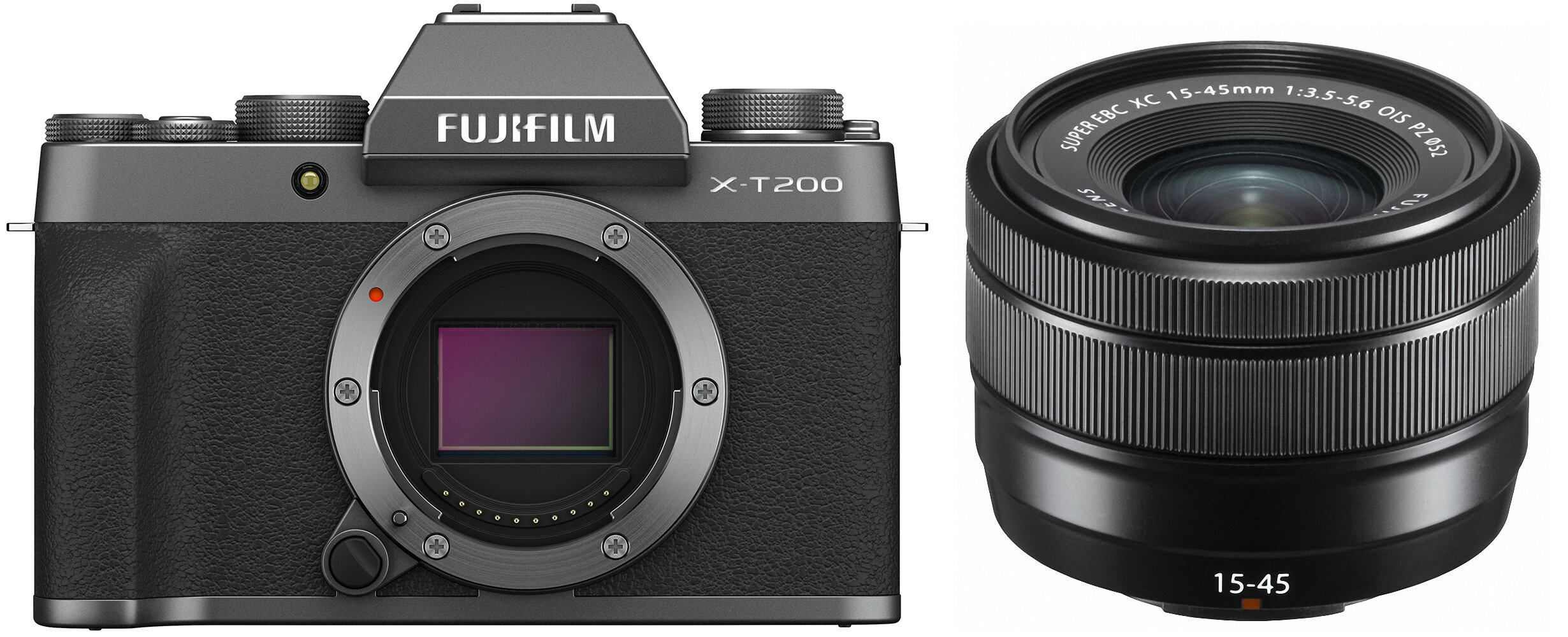 FUJIFILM X-T200 Ciemno-srebrny + Obiektyw XC 15-45 mm f/3.5-5.6