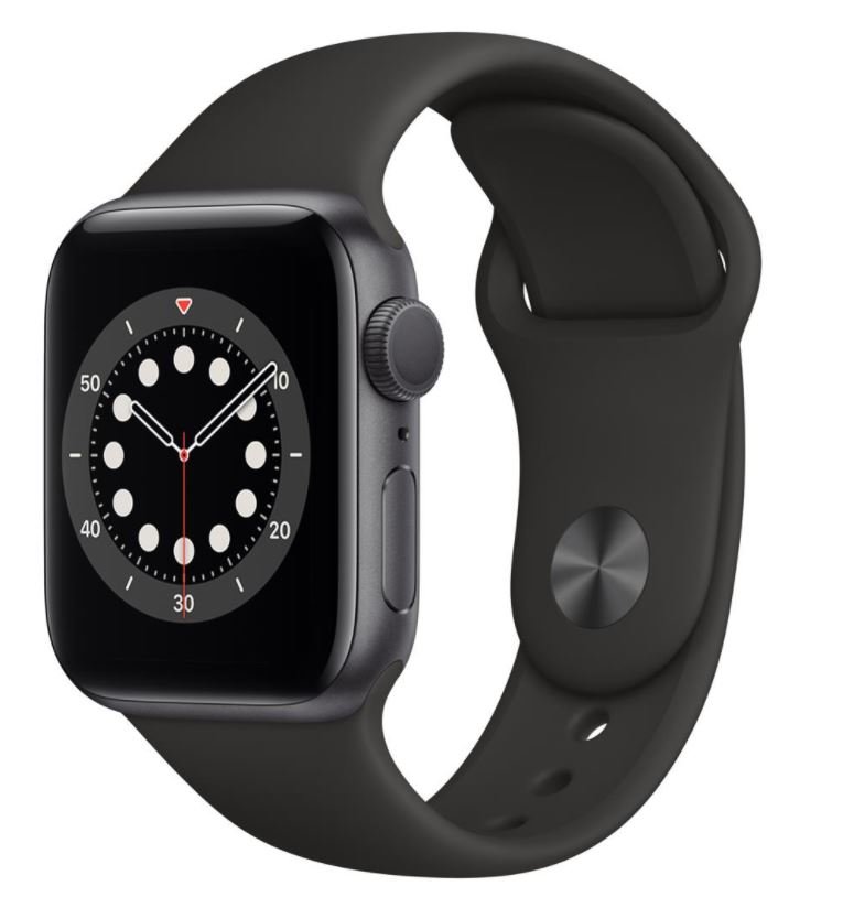 APPLE Watch 6 GPS 40mm koperta z aluminium (gwiezdna szarość) +