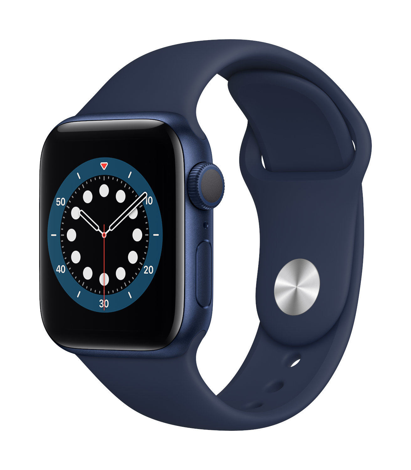 APPLE Watch 6 GPS 44mm koperta z aluminium (niebieski) + pasek
