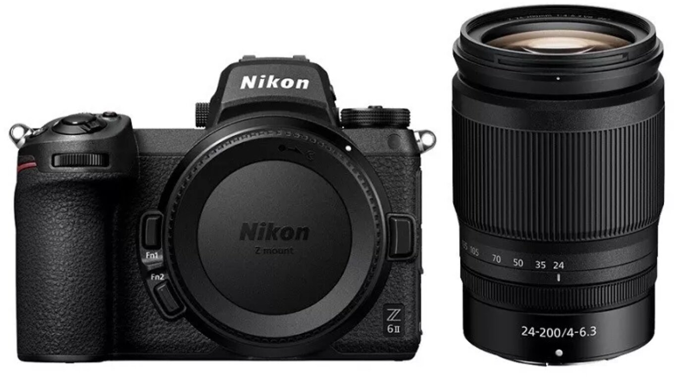 NIKON Z6 II + Obiektyw Nikkor Z 24-200mm f/4-6.3, Full Frame, 24.3