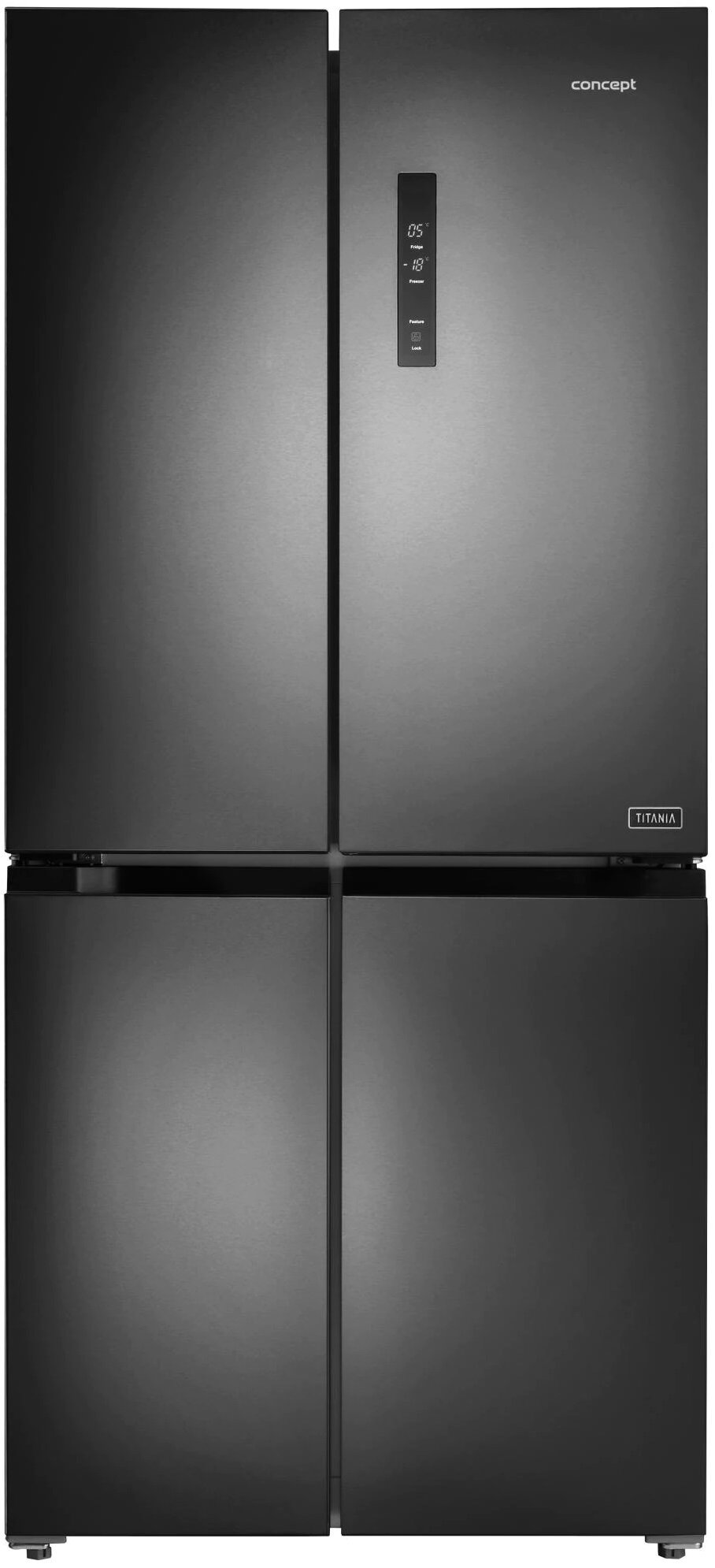 CONCEPT LA8383ds Side by Side No frost 183cm Srebrna Lodówka