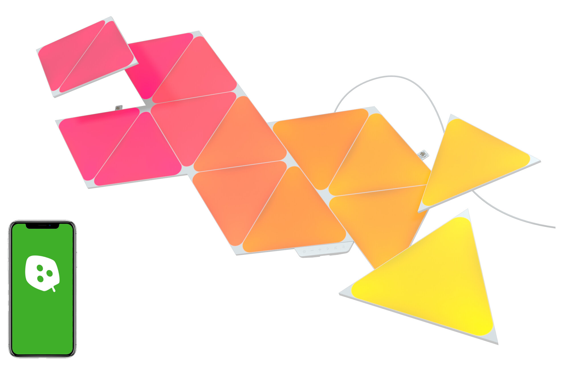 NANOLEAF Shapes Triangles Smarter Kit (15 szt.) Panele świetlne