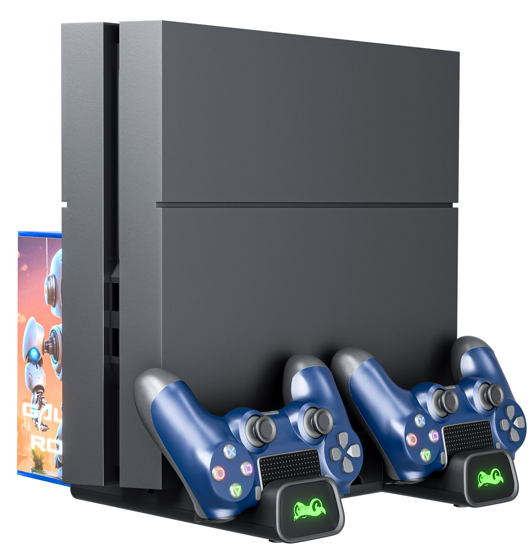 FROGGIEX do PS4 Czarny Podstawka chłodząco - ładująca - niskie