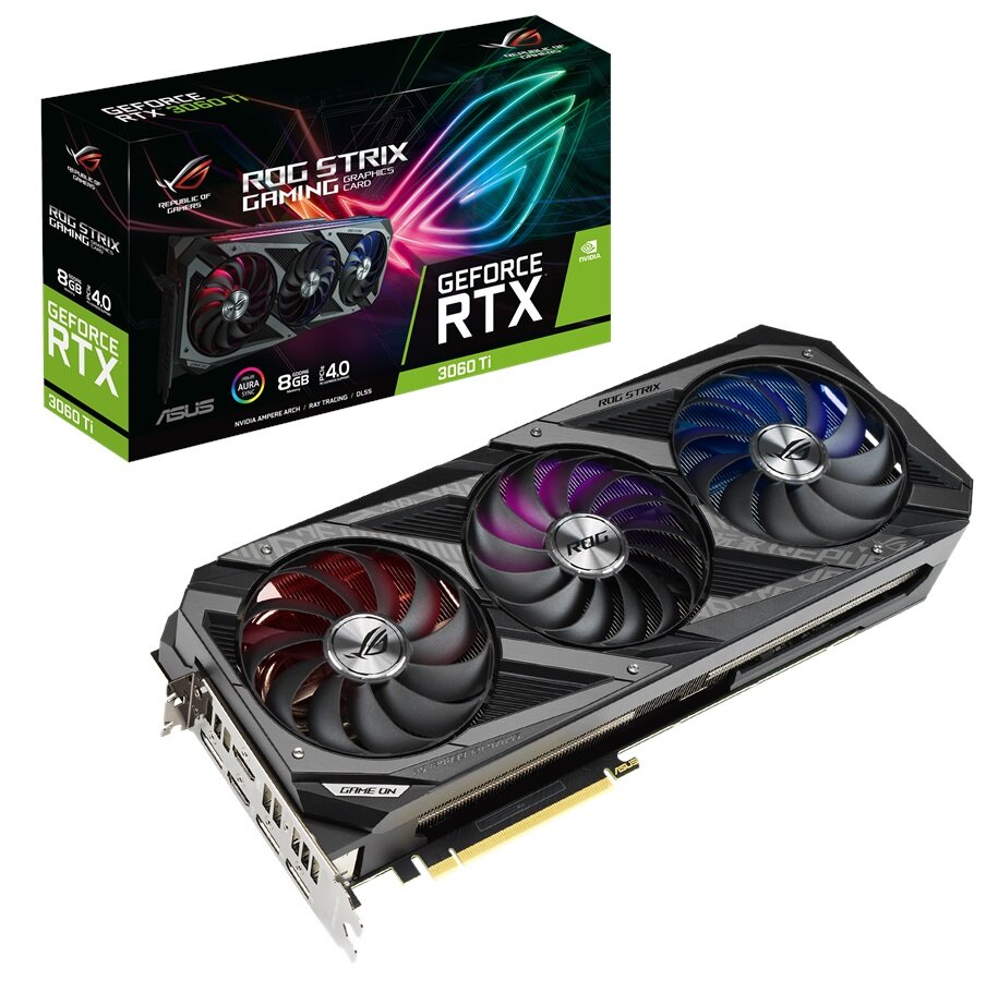 ASUS GeForce RTX 3060 Ti Rog Strix Gaming OC 8GB Karta graficzna