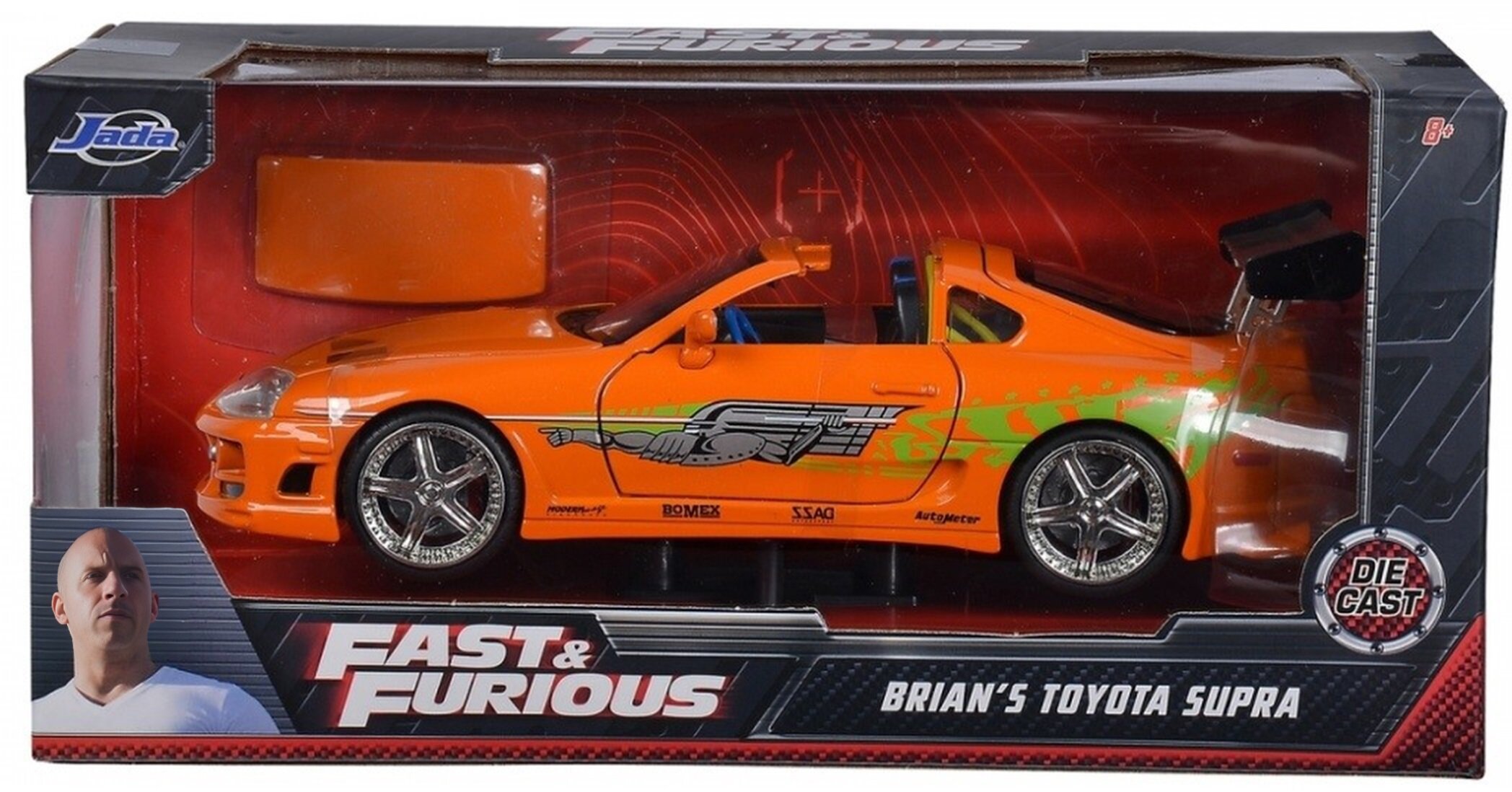 JADA TOYS Szybcy i wściekli 1995 Toyota Supra 253203005 Samochód