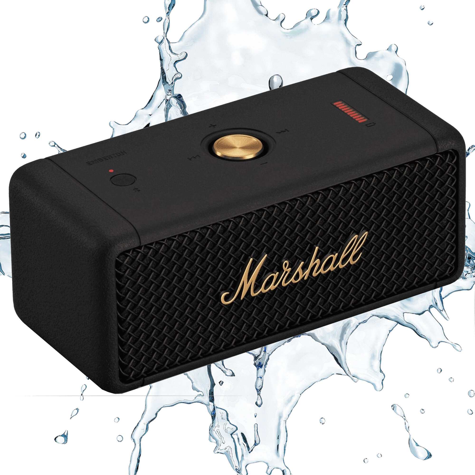 「中古美品」Marshall　EMBERTON　エバートン　黒 Marshall Emberton II 20W Czarno-miedziany - Dobra cena, Opinie w