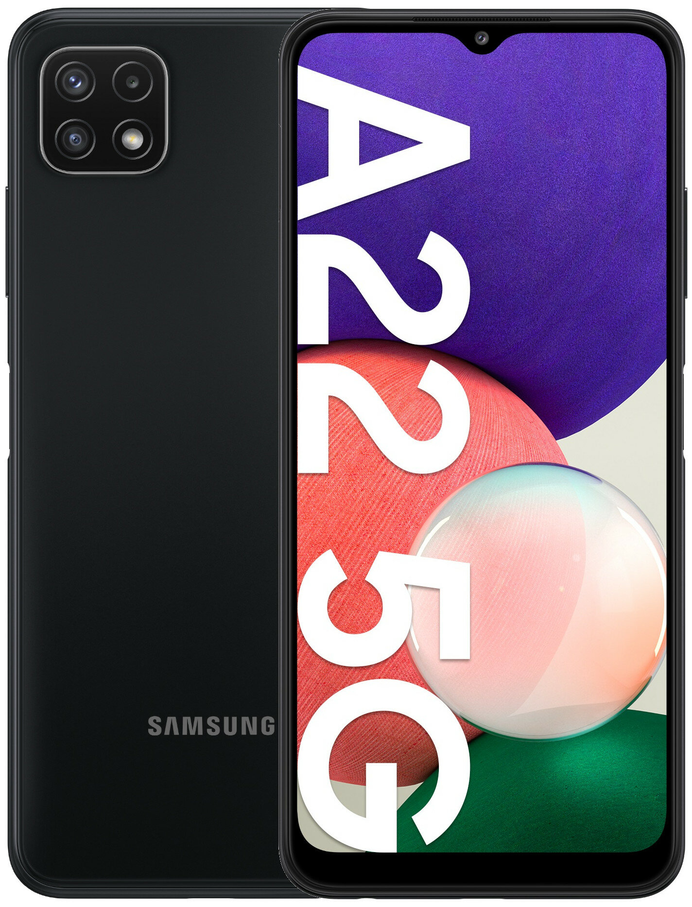 Samsung Galaxy A22ブラック SAMSUNG Galaxy A22 4/128GB 5G 6.6