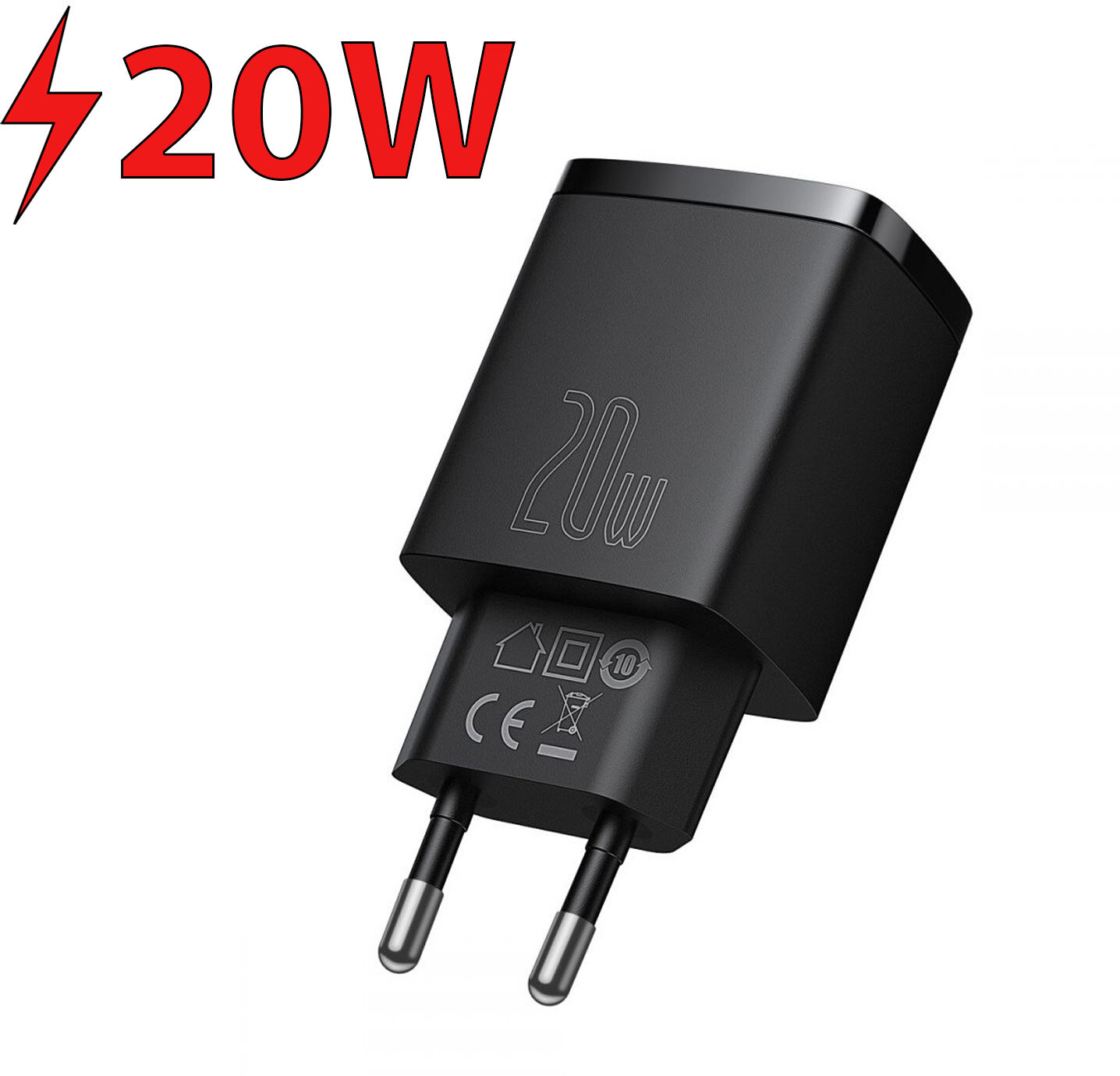 BASEUS CCXJ-B01 20W Czarny Ładowarka sieciowa - niskie ceny i