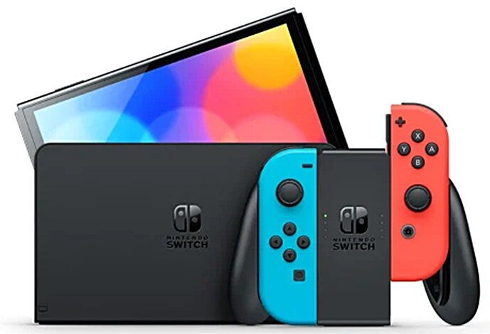 NINTENDO Switch Oled Czerwono-niebieska Konsola - niskie ceny i