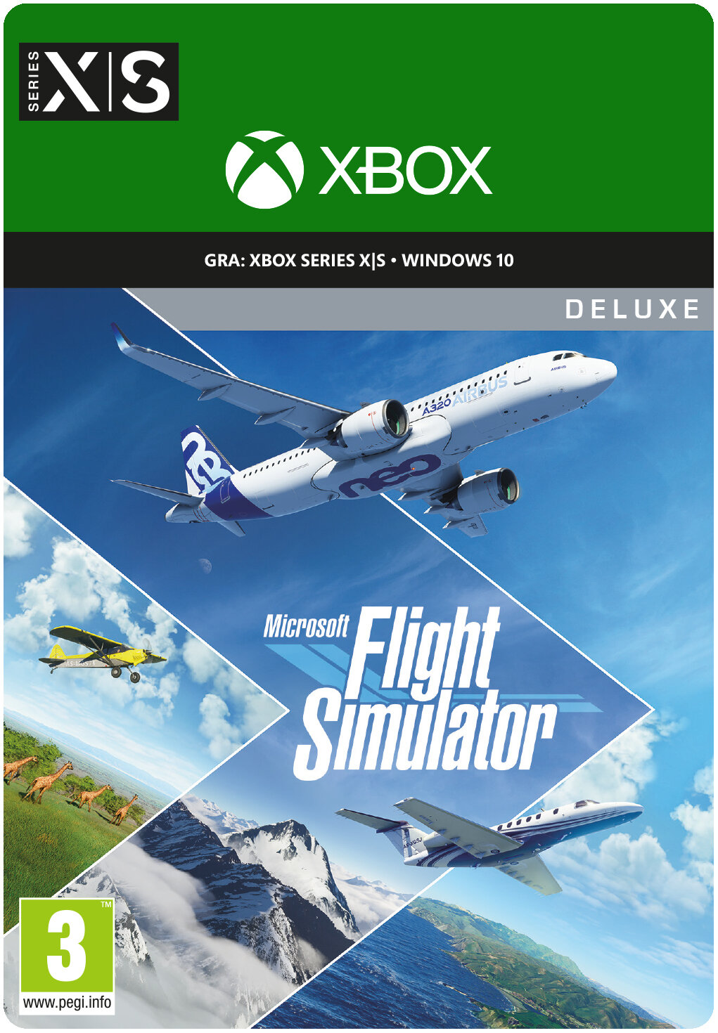 Kod aktywacyjny Microsoft Flight Simulator: Deluxe Edition Gra PC / XBOX SERIES X/S