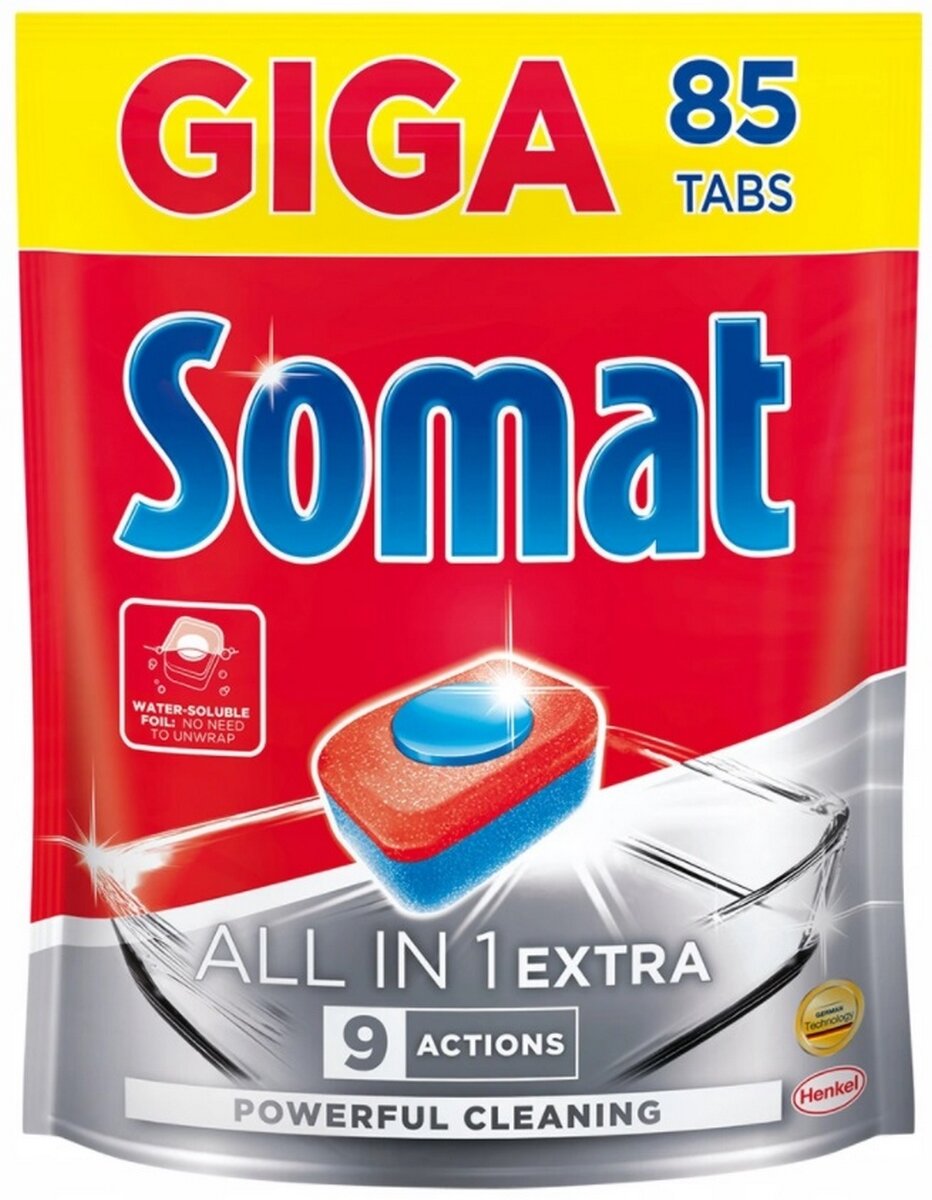 Tabletki do zmywarek SOMAT All in 1 Extra