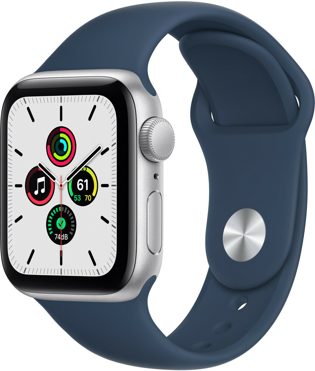 Apple Watch SE GPS 44mm koperta z aluminium (srebrny) + pasek
