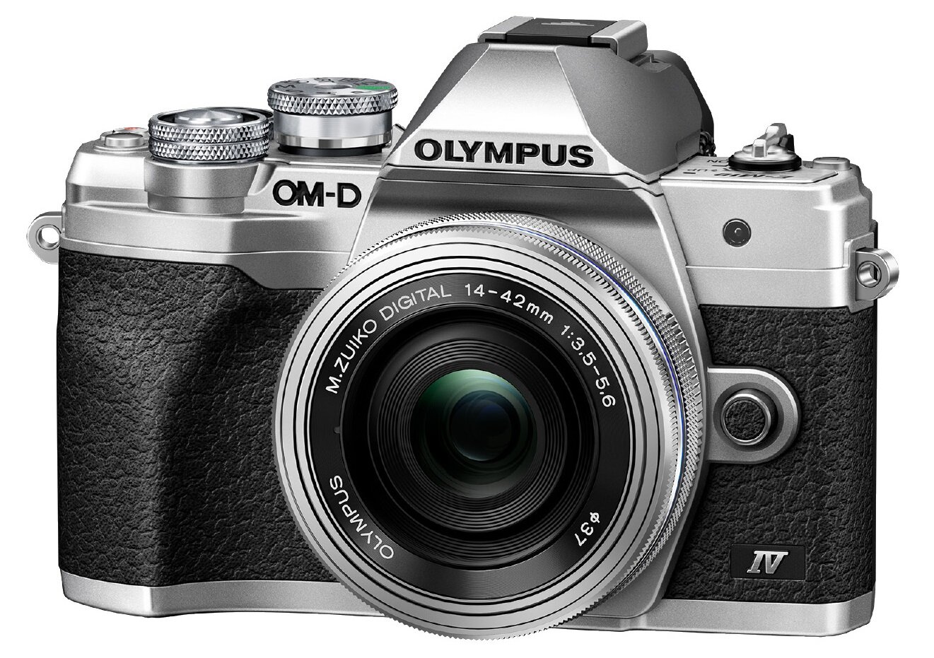 OLYMPUS E-M10 Mark IV Srebrny + Obiektyw EZ 14-42 mm f/3.5-5.6