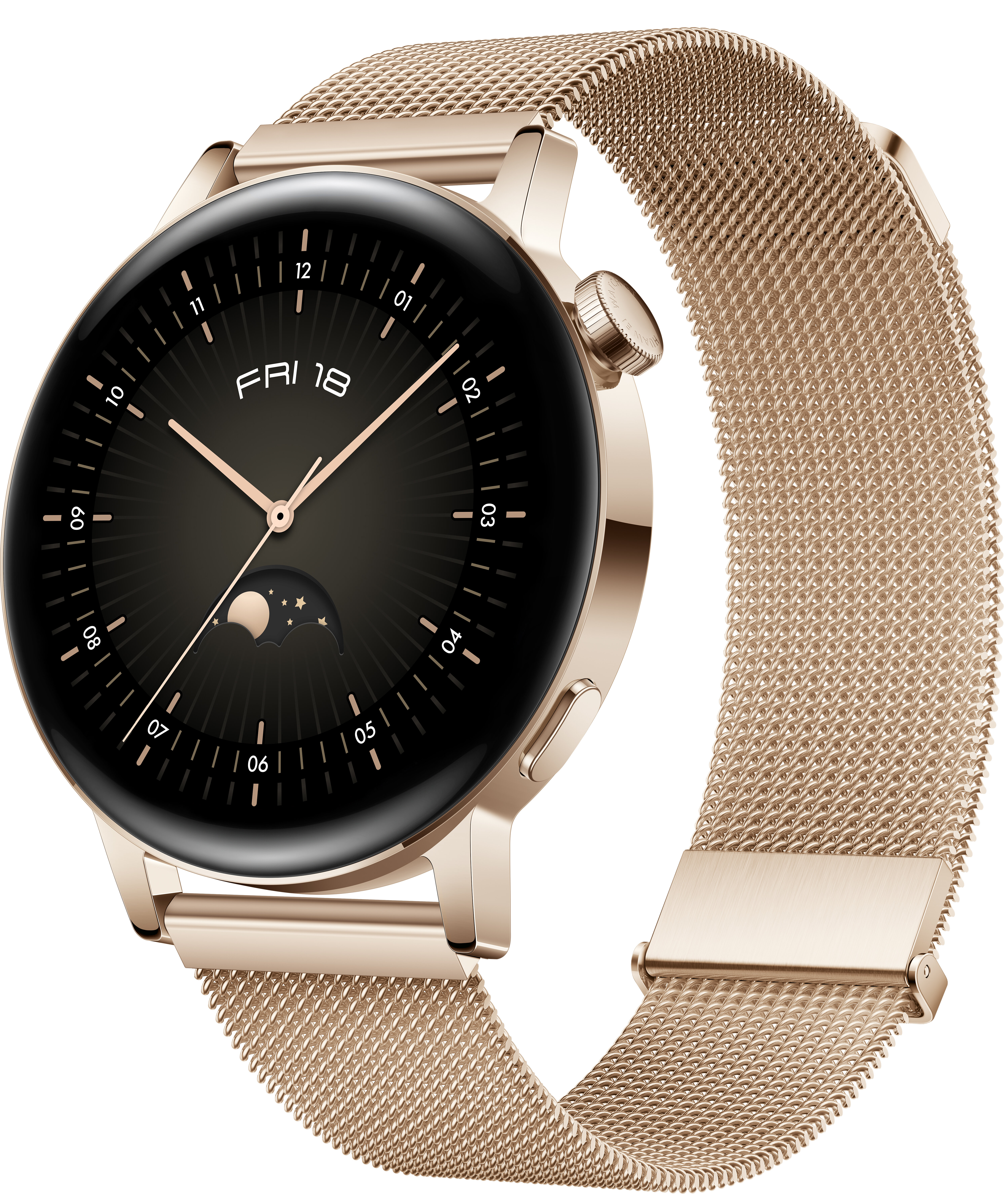 HUAWEI WATCH GT 3 42mm クラシックモデル HUAWEI Watch GT 3 42mm Elegant Złoty Smartwatch - niskie ceny i