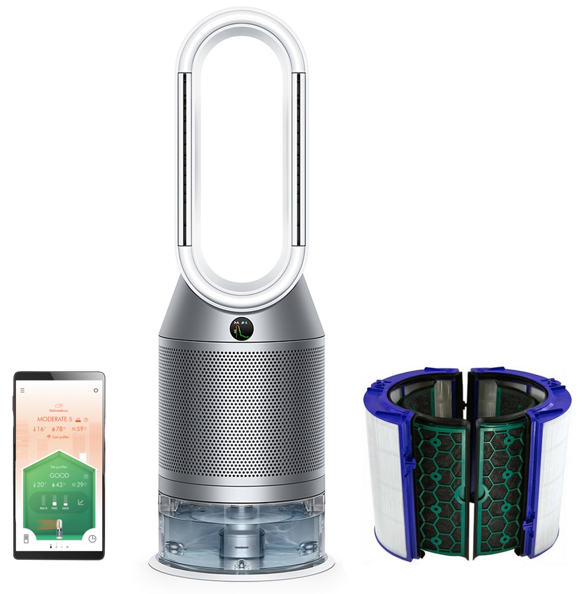 DYSON Purifier Humidify+Cool PH03 Wi‑Fi Oczyszczacz powietrza