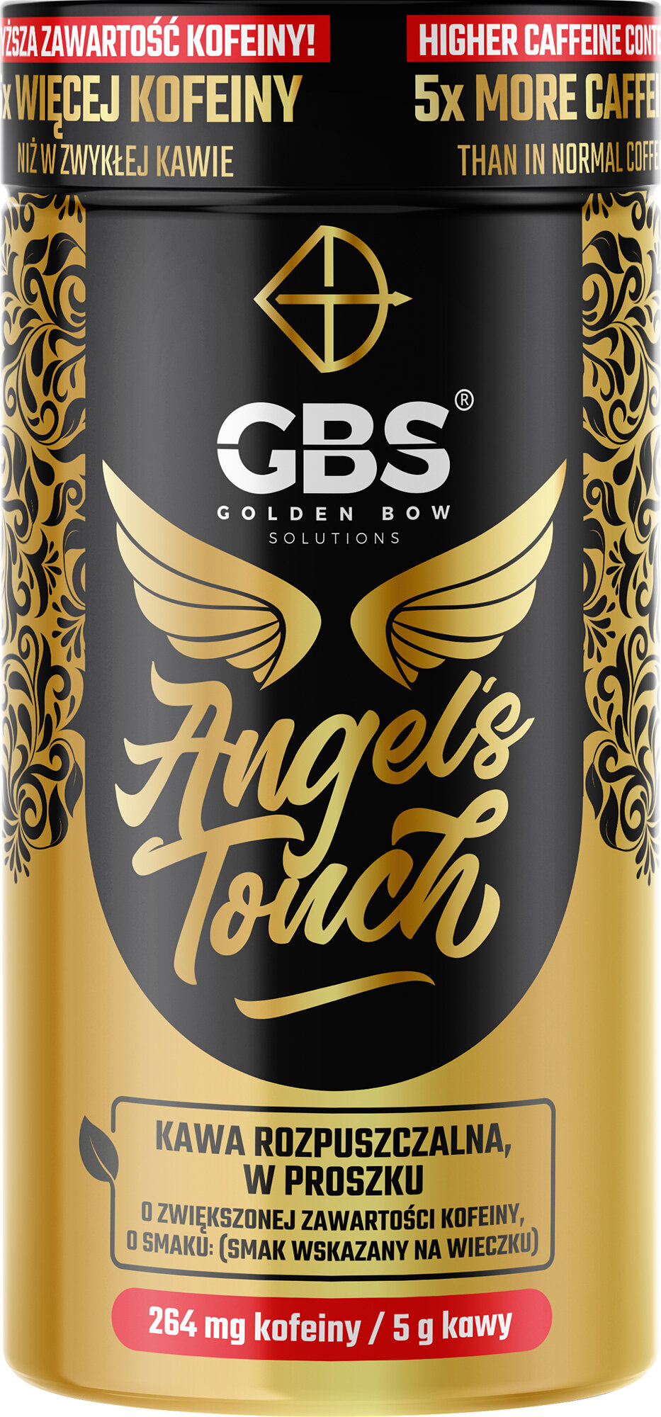 Kawa rozpuszczalna GOLDEN BOW SOLUTIONS Angel's Touch Krówka 0.1 kg