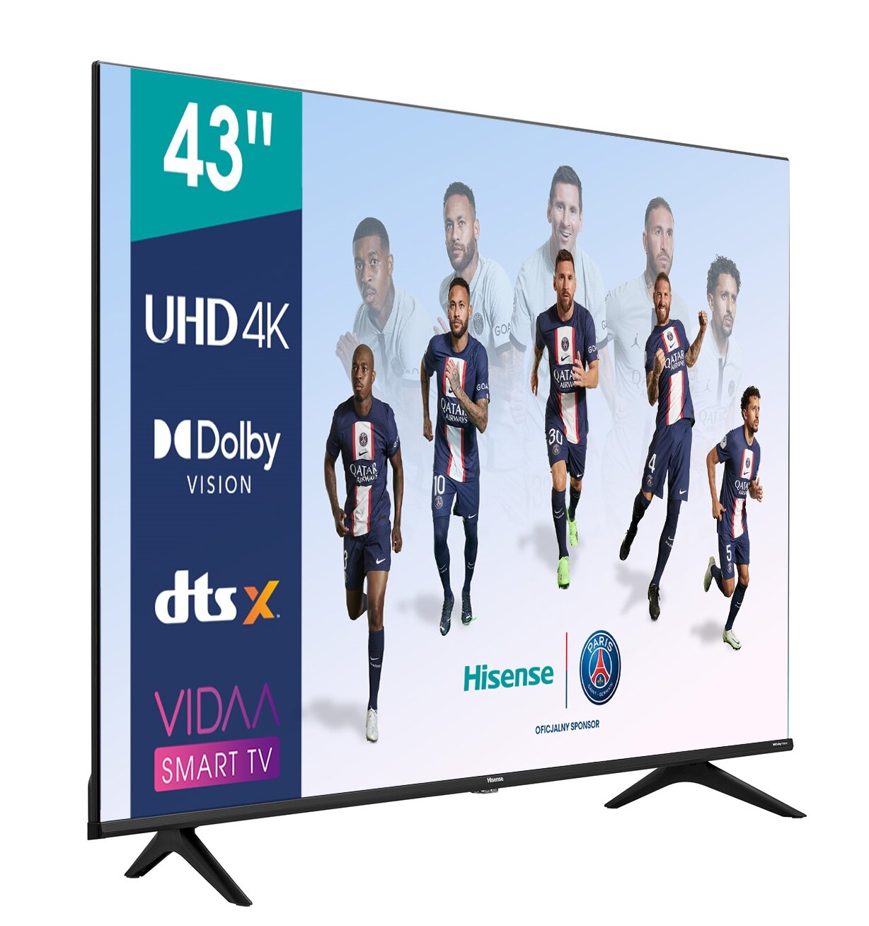 HISENSE 43A6BG 43'' LED 4K VIDAA Telewizor - niskie ceny i opinie