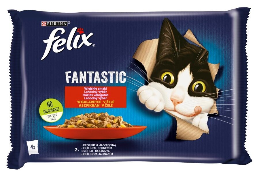 Karma dla kota FELIX Fantastic Wiejskie smaki