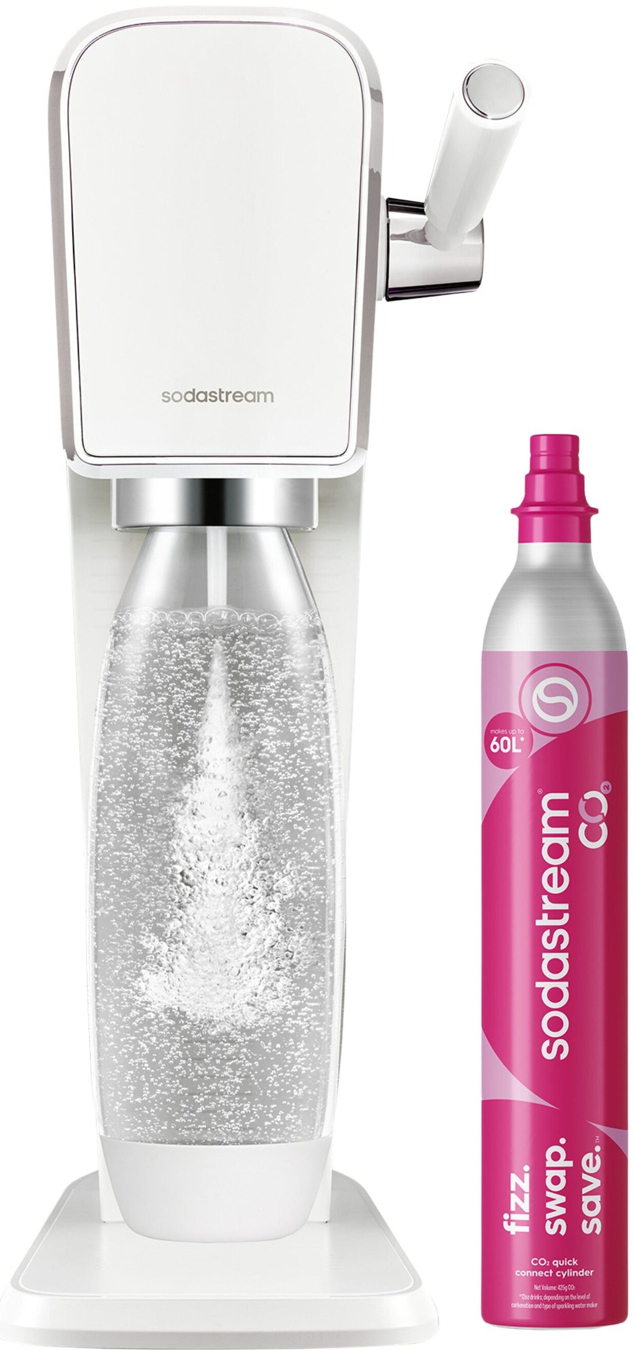SODASTREAM Art Biały Saturator - niskie ceny i opinie w Media Expert