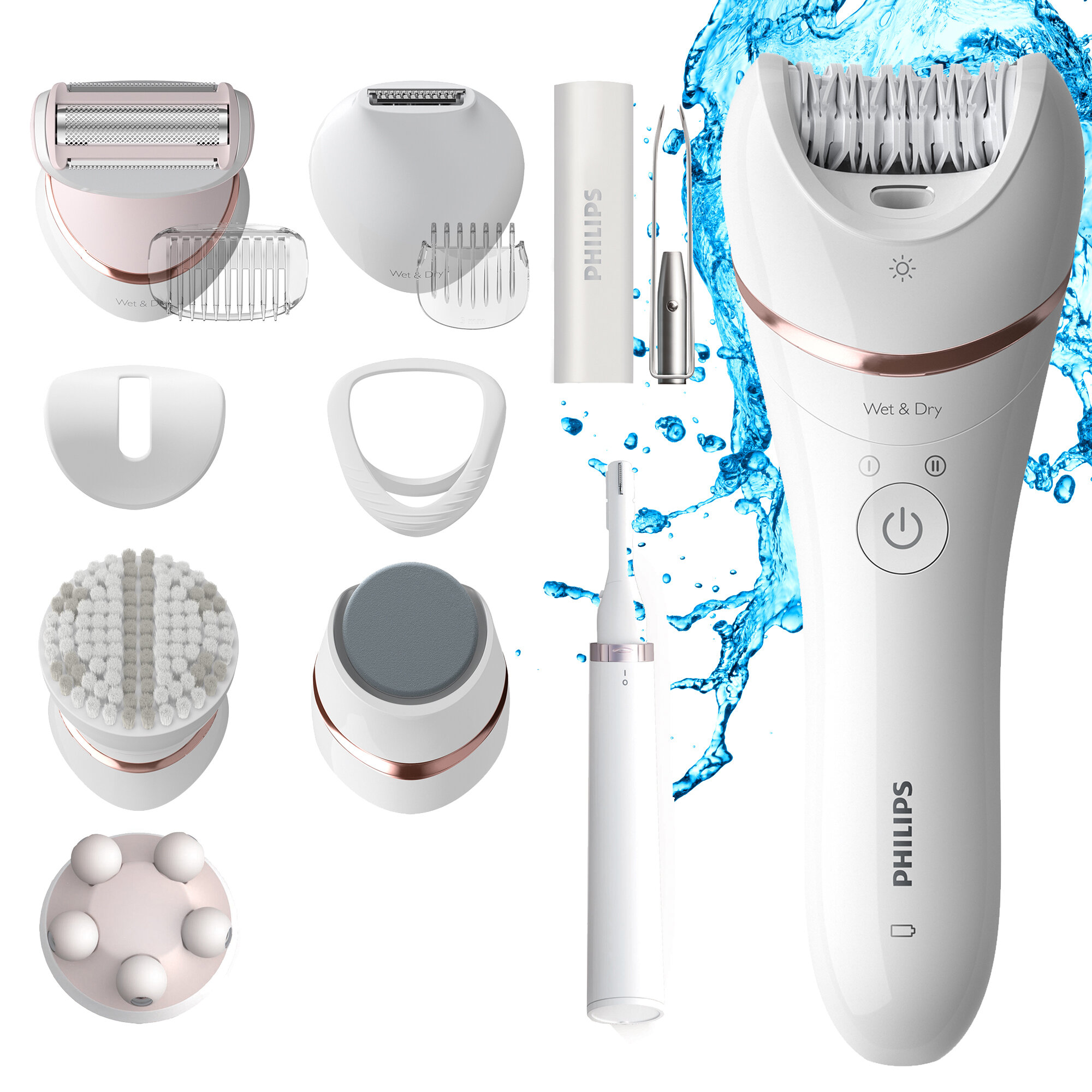 Kit Beauté Philips – Epilateur + Soin Des Ongles – Ouvert Mais Jamais Servi