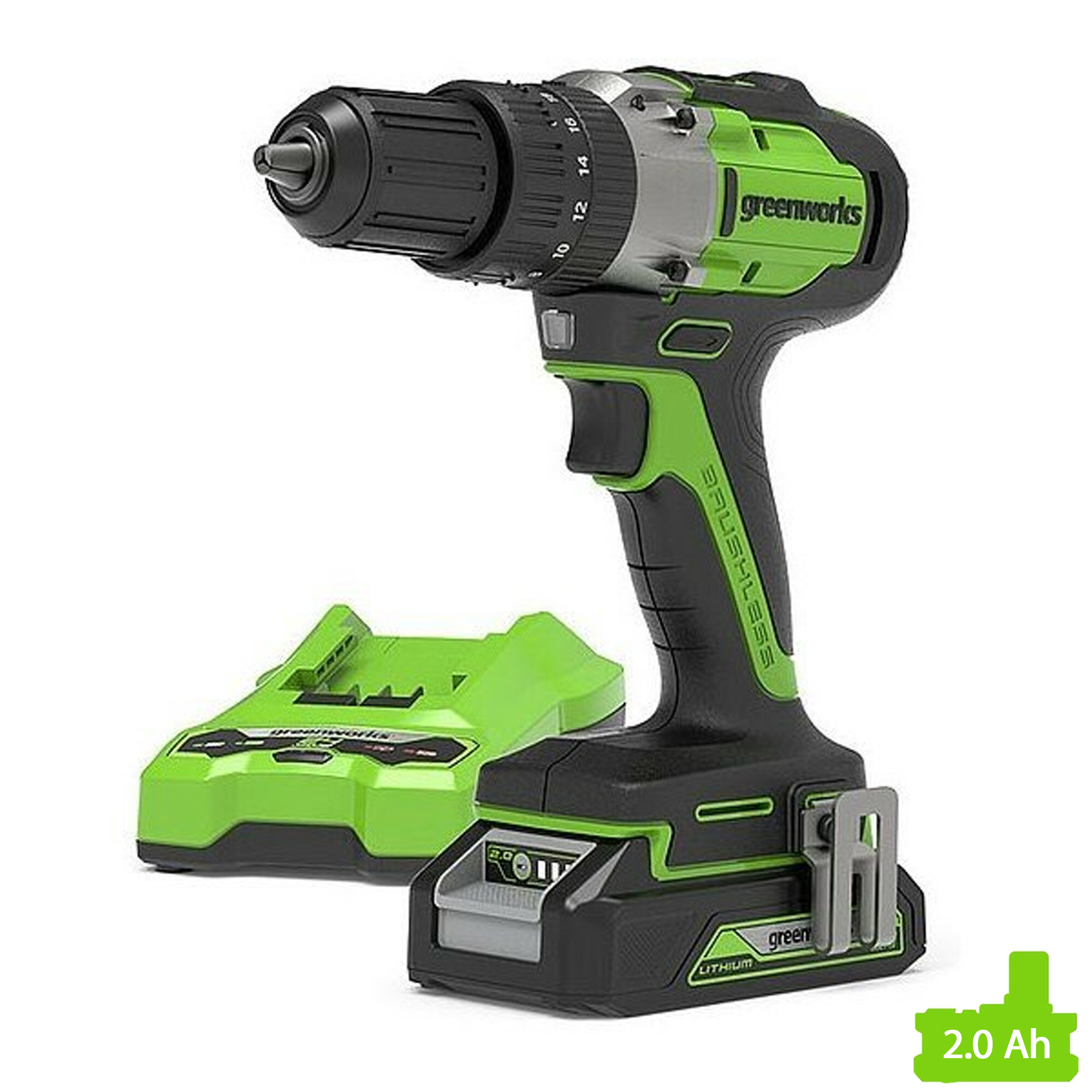 GREENWORKS GD24DD60K2 Wiertarko-wkrętarka - niskie ceny i opinie w ...