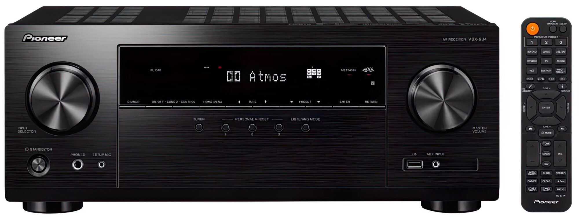 PIONEER VSX-935B Czarny 7.2-kanałowy, 8K, HDMI eARC, DTS:X, HDR10+