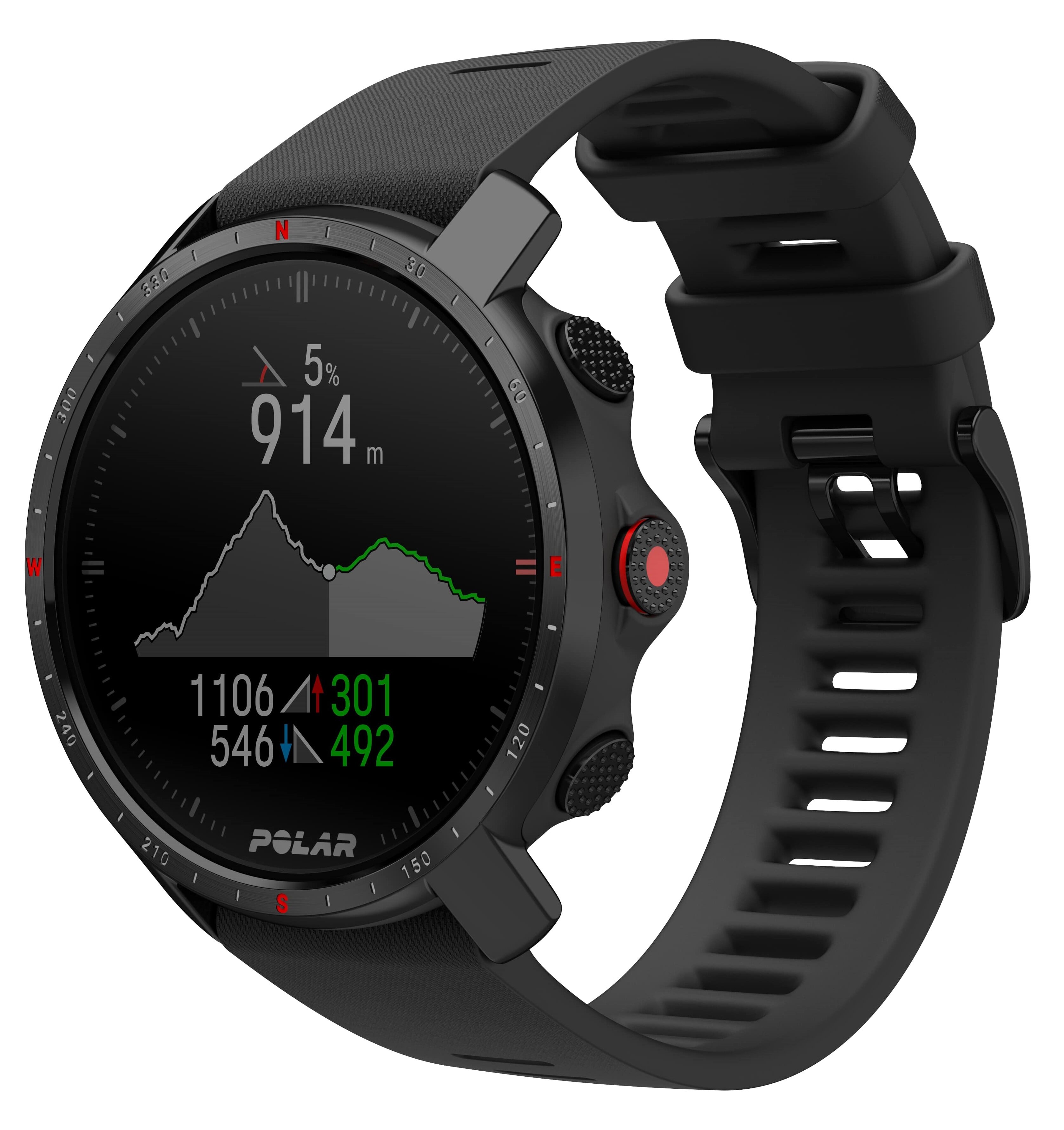 POLAR Grit X PRO M/L Czarny Zegarek sportowy - niskie ceny i