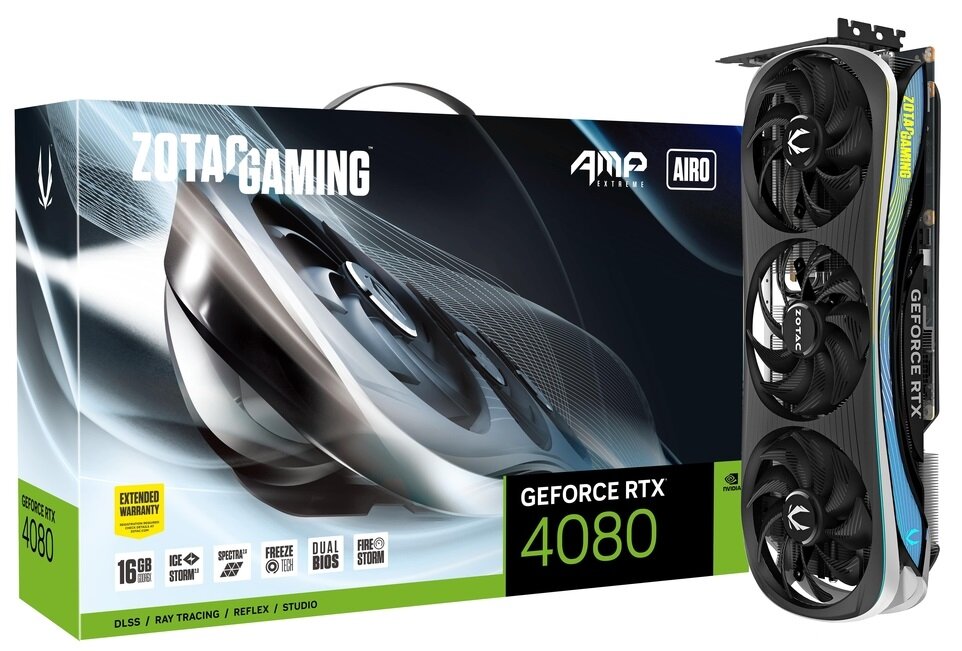 ZOTAC GeForce RTX 4080 AMP Extreme Airo 16GB DLSS 3 Karta