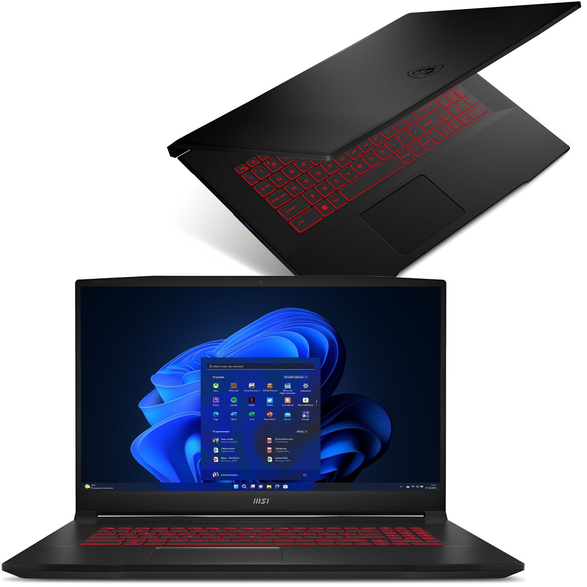 MSIゲーミングノートPC Katana GF66 12UGS-3417JP MSI Katana-GF66